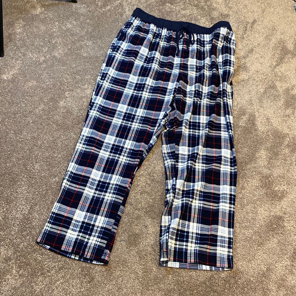 Nautica Plaid Lounge Pajama Pants Drawstring Sleepwear SIZE L